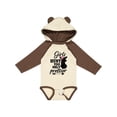 thumbnail image 1 of Inktastic Hunting Girls Hunt Too Only Prettier with Doe and Arrow Girls Long Sleeve Baby Bodysuit, 1 of 5