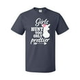 thumbnail image 1 of Inktastic Hunting Girls Hunt Too Only Prettier with Doe and Arrow T-Shirt, 1 of 5