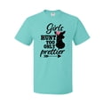 thumbnail image 1 of Inktastic Hunting Girls Hunt Too Only Prettier with Doe and Arrow T-Shirt, 1 of 5