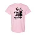 thumbnail image 1 of Inktastic Hunting Girls Hunt Too Only Prettier with Doe and Arrow T-Shirt, 1 of 5