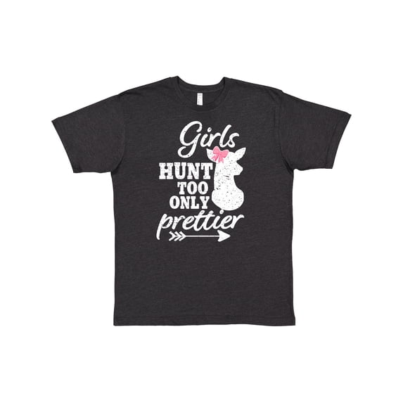 Inktastic Hunting Girls Hunt Too Only Prettier with Doe and Arrow T-Shirt