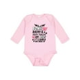 thumbnail image 1 of Inktastic Hunting Season Bows Racks & Deer Tracks Girls Long Sleeve Baby Bodysuit, 1 of 5