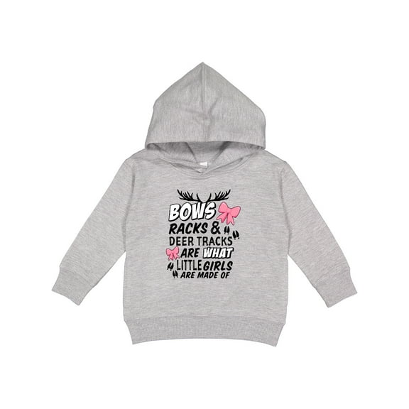 Inktastic Hunting Season Bows Racks & Deer Tracks Toddler Hoodie