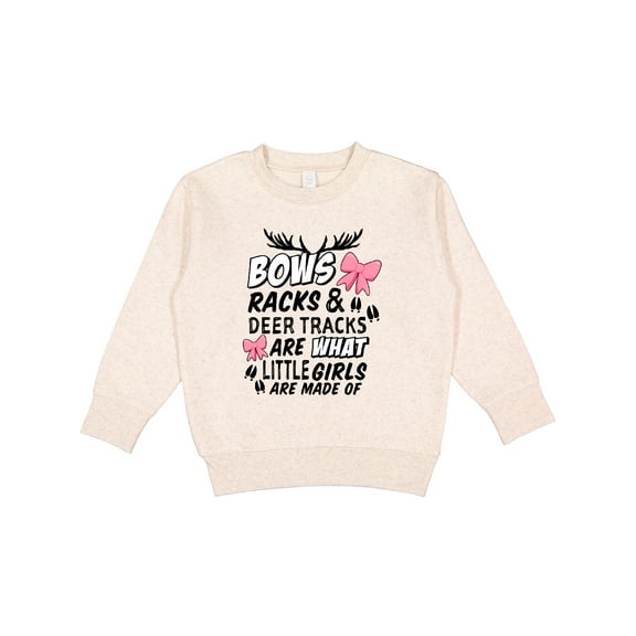 Inktastic Hunting Season Bows Racks & Deer Tracks Toddler Sweatshirt