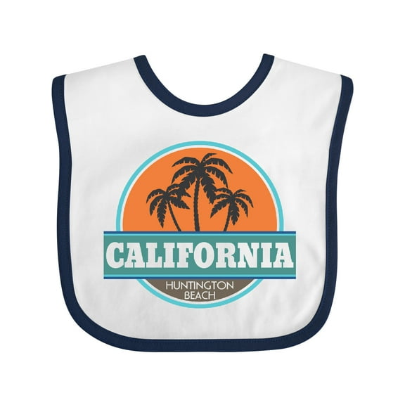 Inktastic Huntington Beach California Boys or Girls Baby Bib