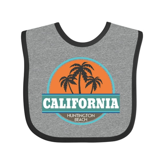 Inktastic Huntington Beach California Boys or Girls Baby Bib