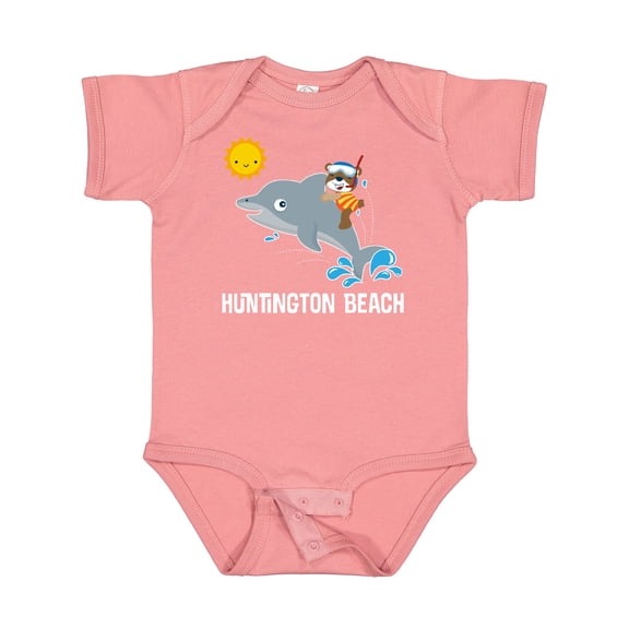 Inktastic Huntington Beach California Boys or Girls Baby Bodysuit