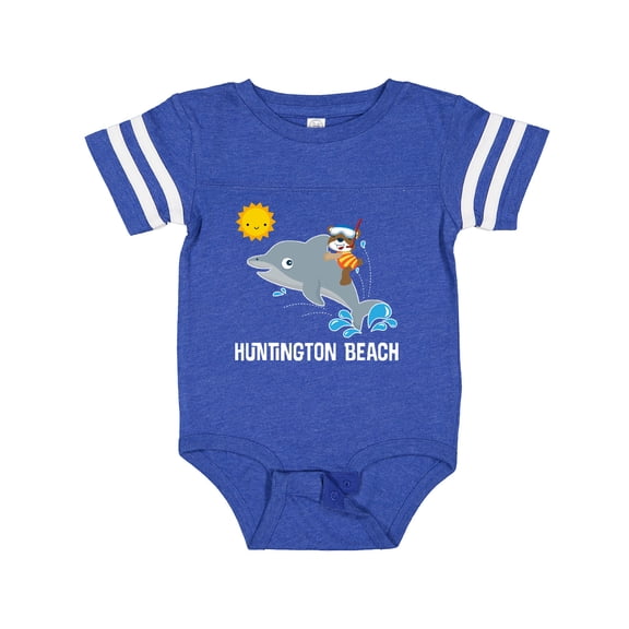 Inktastic Huntington Beach California Boys or Girls Baby Bodysuit