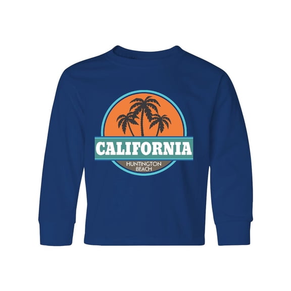 Inktastic Huntington Beach California Long Sleeve Youth T-Shirt
