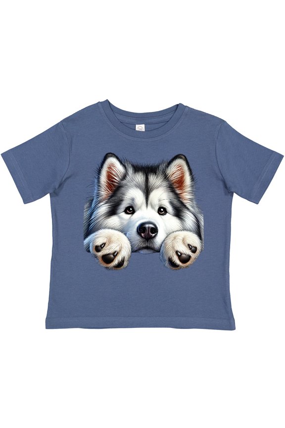 Husky Dog Boys or Girls Toddler T-Shirt