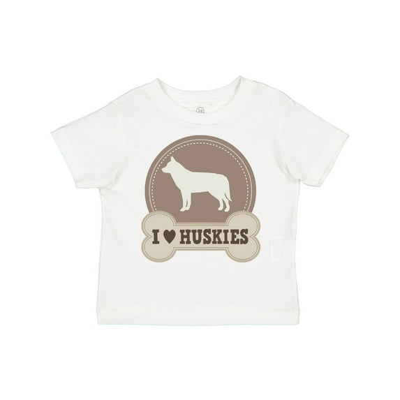 Inktastic Husky Dog Gift I Love Huskies Boys or Girls Toddler T-Shirt