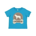 thumbnail image 1 of Inktastic Husky Dog Gift I Love Huskies Boys or Girls Toddler T-Shirt, 1 of 5