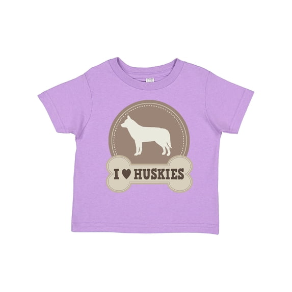 Inktastic Husky Dog Gift I Love Huskies Boys or Girls Toddler T-Shirt