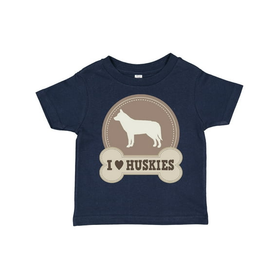 Inktastic Husky Dog Gift I Love Huskies Boys or Girls Toddler T-Shirt