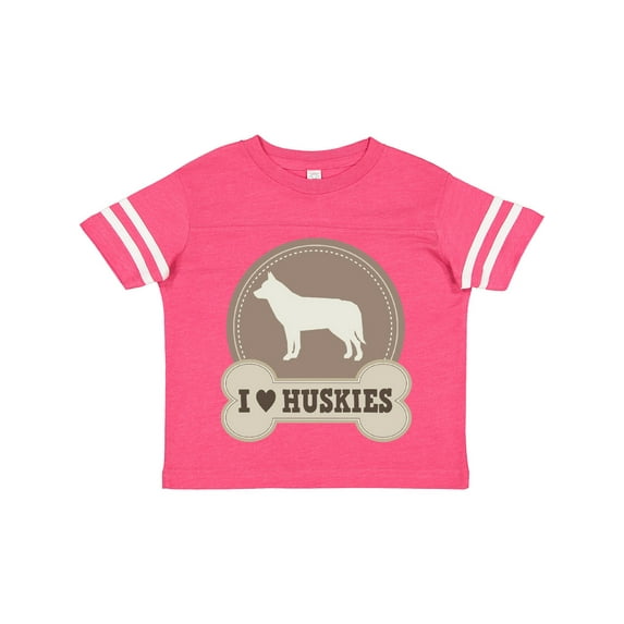 Inktastic Husky Dog Gift I Love Huskies Boys or Girls Toddler T-Shirt