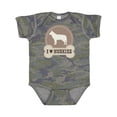 thumbnail image 1 of Inktastic Husky Dog I Love Huskies Boys or Girls Baby Bodysuit, 1 of 5