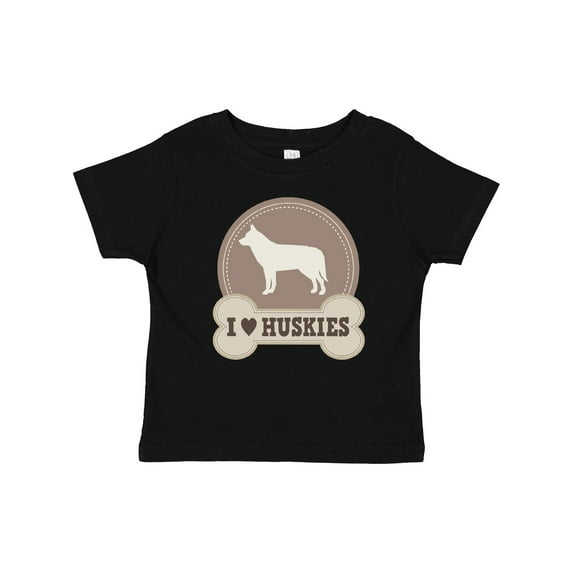 Inktastic Husky Dog I Love Huskies Boys or Girls Baby T-Shirt