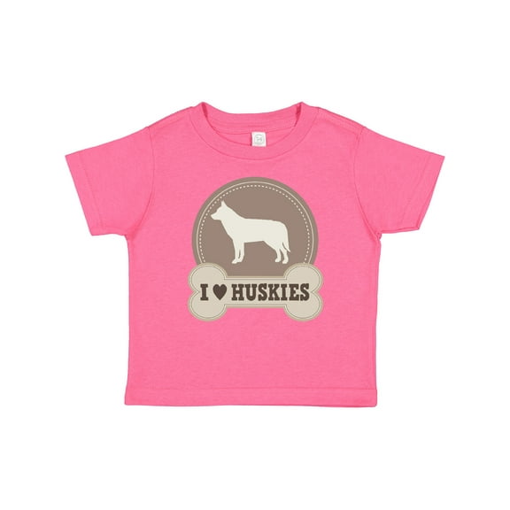 Inktastic Husky Dog I Love Huskies Boys or Girls Baby T-Shirt