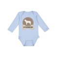 thumbnail image 1 of Inktastic Husky Dog I Love Huskies Boys or Girls Long Sleeve Baby Bodysuit, 1 of 5