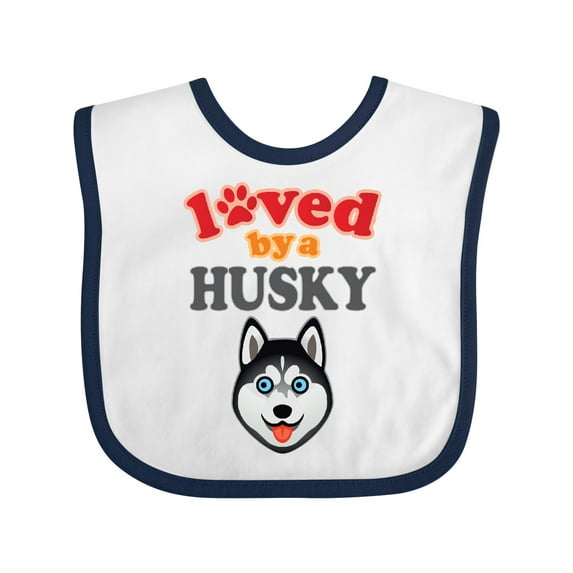 Inktastic Husky Dog Lover Boys or Girls Baby Bib