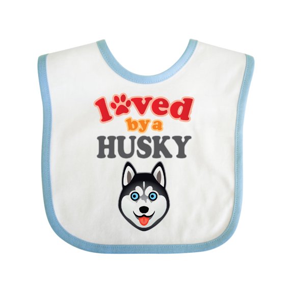 Inktastic Husky Dog Lover Boys or Girls Baby Bib