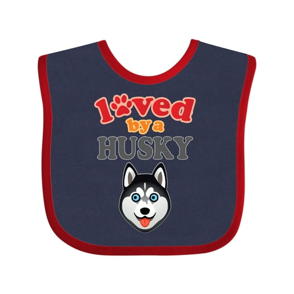 Inktastic Husky Dog Lover Boys or Girls Baby Bib