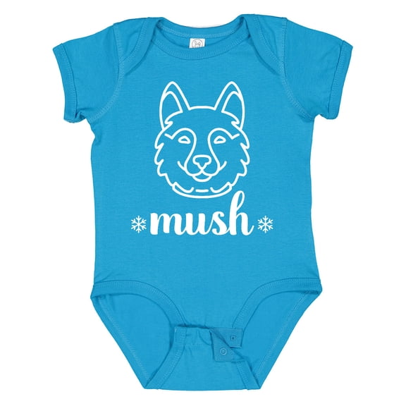Inktastic Husky Sled Dog Mush Boys or Girls Baby Bodysuit