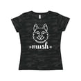 thumbnail image 1 of Inktastic Husky Sled Dog Mush Women's T-Shirt, 1 of 5