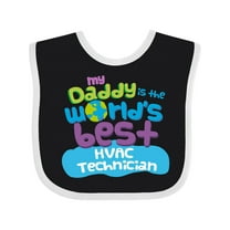 Inktastic Hvac Technician Daddy Boys or Girls Baby Bib