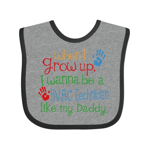Inktastic Hvac Technician Like Daddy Boys or Girls Baby Bib