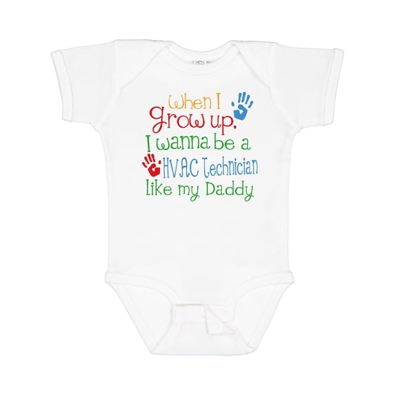 Inktastic Hvac Technician Like Daddy Boys or Girls Baby Bodysuit