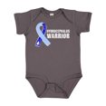 thumbnail image 1 of Inktastic Hydrocephalus Warrior with Light and Dark Blue Ribbon Boys or Girls Baby Bodysuit, 1 of 5