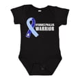 thumbnail image 1 of Inktastic Hydrocephalus Warrior with Light and Dark Blue Ribbon Boys or Girls Baby Bodysuit, 1 of 5