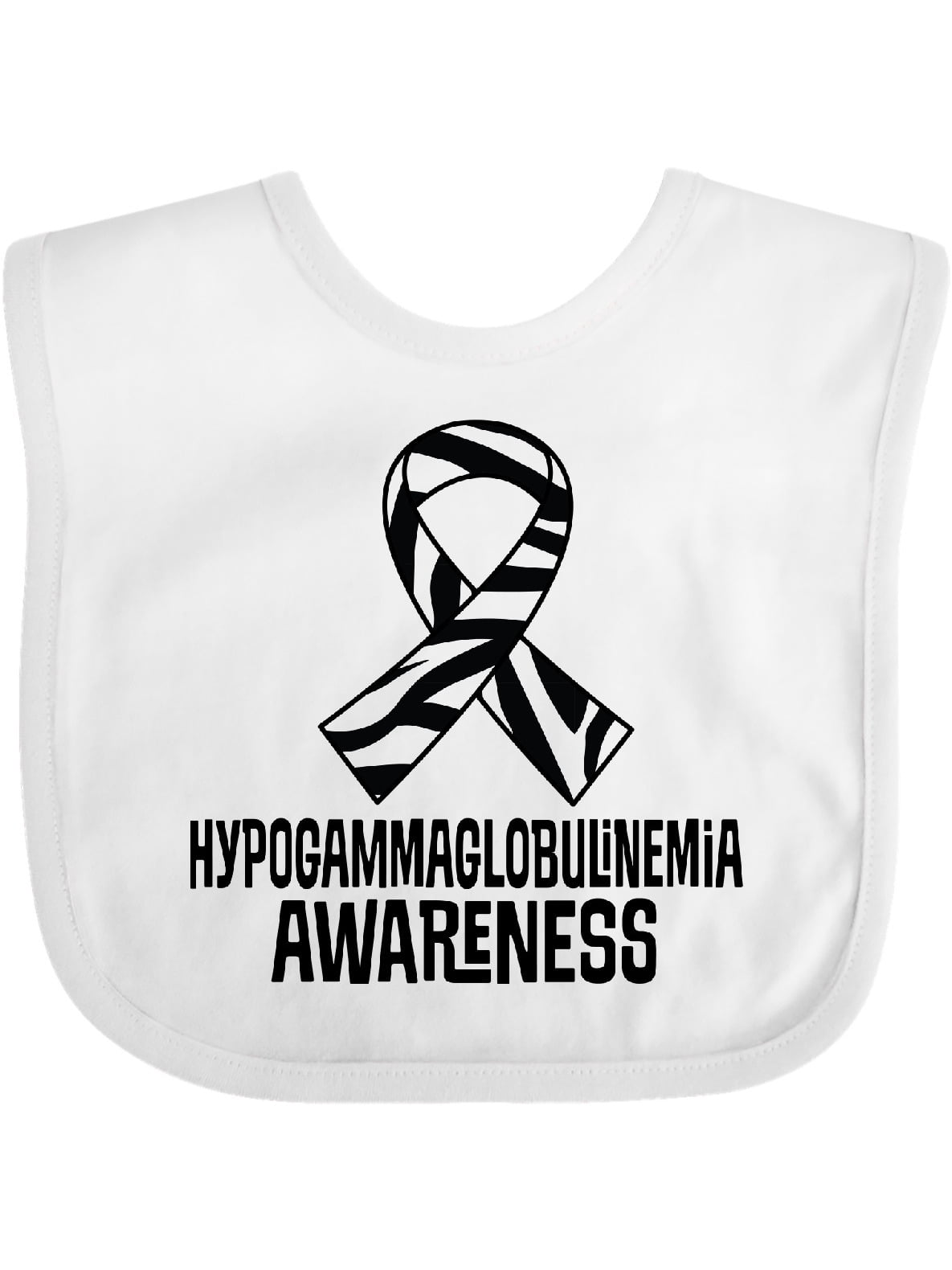 Inktastic Hypogammaglobulinemia Ribbon Boys or Girls Baby Bib - Walmart.com