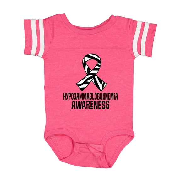 Inktastic Hypogammaglobulinemia Ribbon Boys or Girls Baby Bodysuit