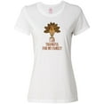 thumbnail image 1 of Inktastic I AM THANKFUL for MY FAMILY TURKEY THANKSGIVING Women's T-Shirt, 1 of 5