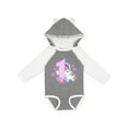 thumbnail image 1 of Inktastic I Am 1 Year Old with Unicorn and Hearts Girls Long Sleeve Baby Bodysuit, 1 of 5