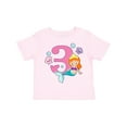 thumbnail image 1 of Inktastic I Am 3 Years Old Birthday with Mermaid Girls Toddler T-Shirt, 1 of 5