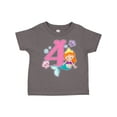 thumbnail image 1 of Inktastic I Am 4 Years Old Birthday with Mermaid Girls Toddler T-Shirt, 1 of 5
