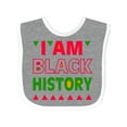 thumbnail image 1 of Inktastic I Am Black History Boys or Girls Baby Bib, 1 of 4