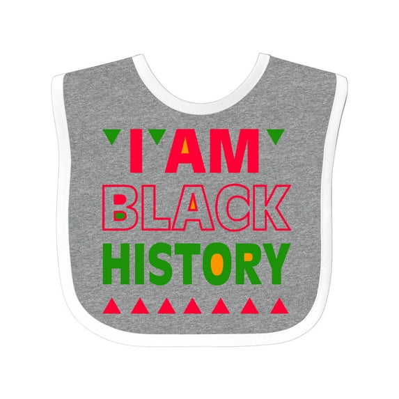 Inktastic I Am Black History Boys or Girls Baby Bib