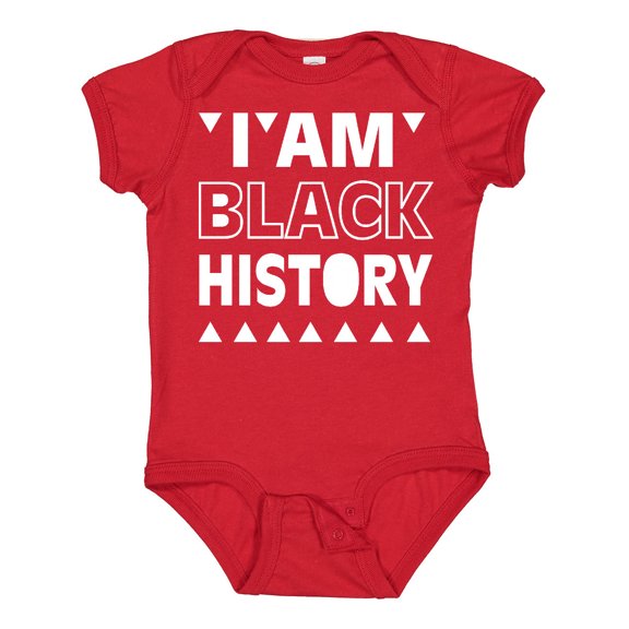 Inktastic I Am Black History Boys or Girls Baby Bodysuit