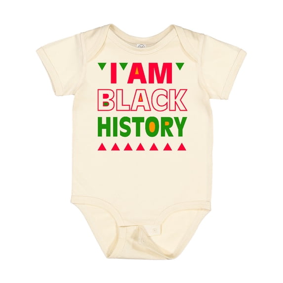Inktastic I Am Black History Boys or Girls Baby Bodysuit