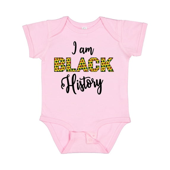 Inktastic I Am Black History Boys or Girls Baby Bodysuit