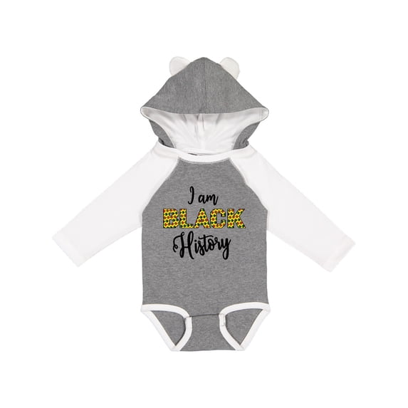 Inktastic I Am Black History Boys or Girls Long Sleeve Baby Bodysuit