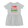 thumbnail image 1 of Inktastic I Am Black History Girls Toddler Dress, 1 of 5