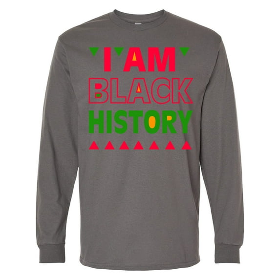Inktastic I Am Black History Long Sleeve T-Shirt