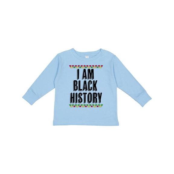 Inktastic I Am Black History Month Boys or Girls Long Sleeve Toddler T-Shirt