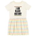 thumbnail image 1 of Inktastic I Am Black History Month Girls Toddler Dress, 1 of 5