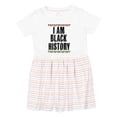 thumbnail image 1 of Inktastic I Am Black History Month Girls Toddler Dress, 1 of 5